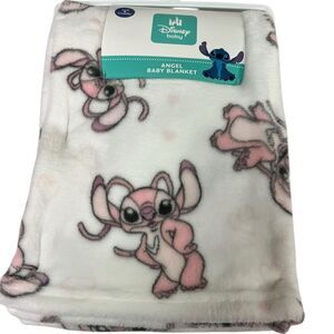 Disney Baby Lilo & Stitch Angel Plush Blanket 30"x40" Crib Soft